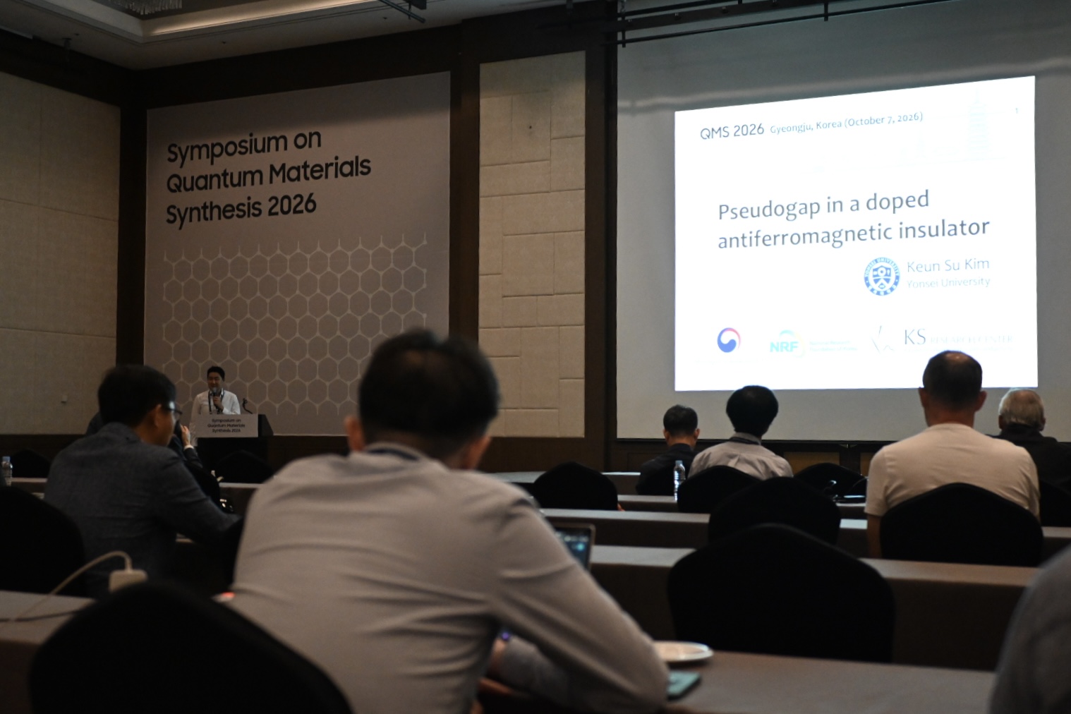 Presentation at QMS 2026 in Gyeongju